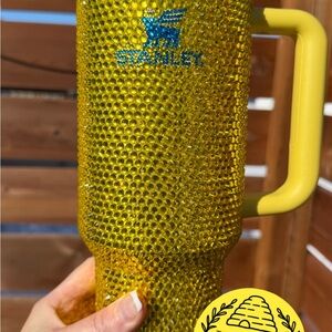 40oz Glass Rhinestone Stanley Quencher 2.0